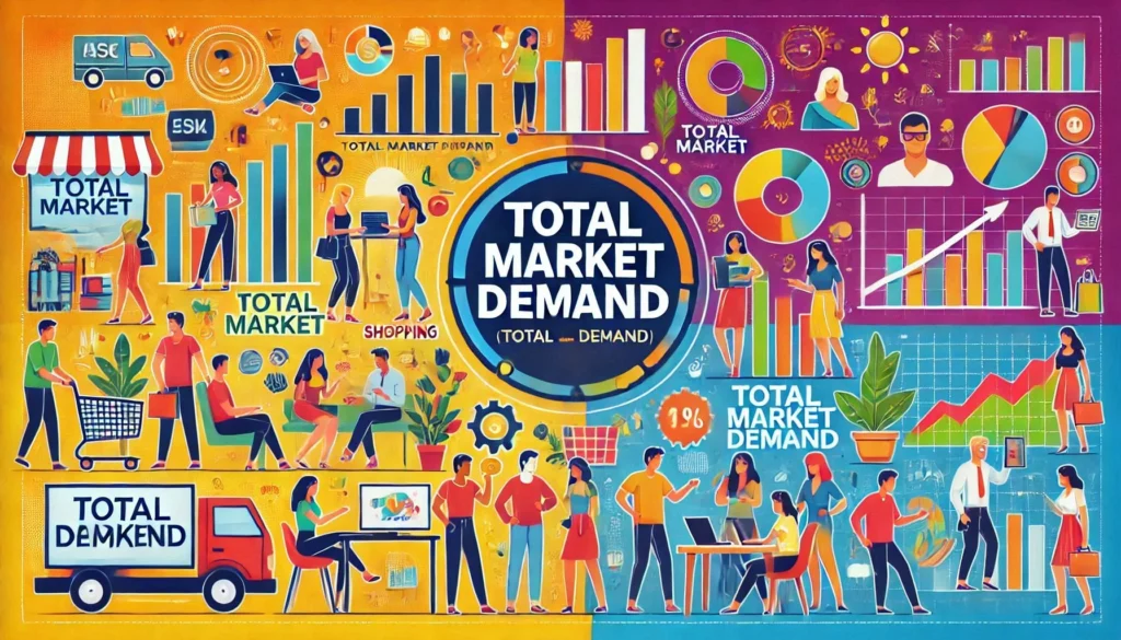 Total market demand  meaning define in this image.