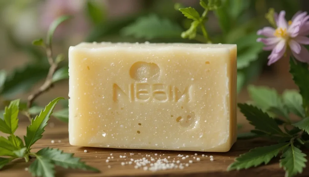 soap with Total Fatty Matter and neem 